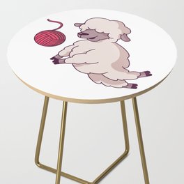 funny Volleyball Sheep Side Table