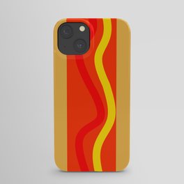 Abstract hot dog iPhone Case