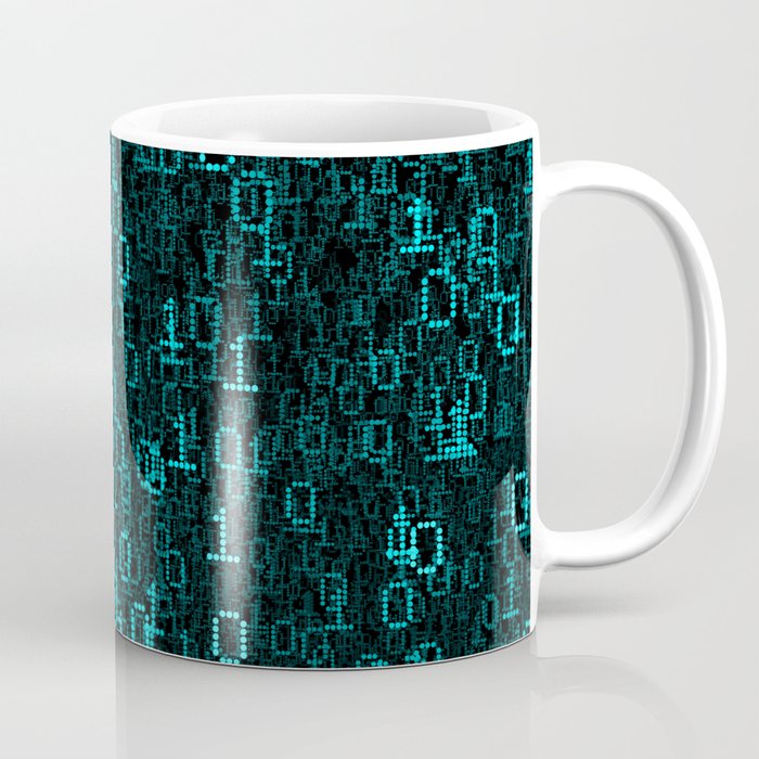 Binary Data Cloud Coffee Mug