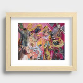 That was my cake! Recessed Framed Print