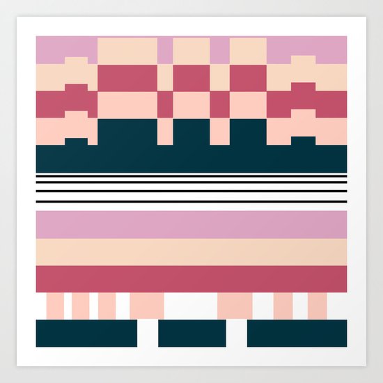 Raspberry Parfait Art Print