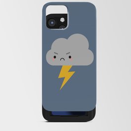 Kawaii Thunder & Lightning Cloud iPhone Card Case