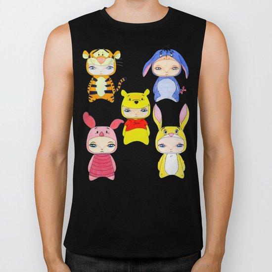 A Boy - Winnie and friends Biker Tank