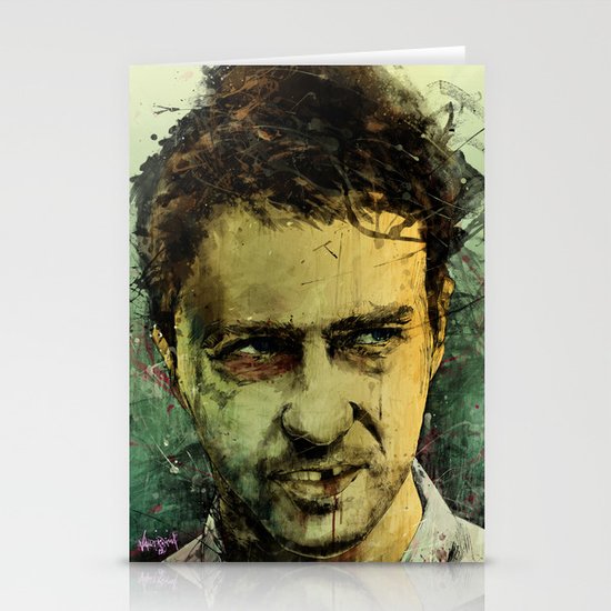 Schizo - Edward Norton Stationery Cards
