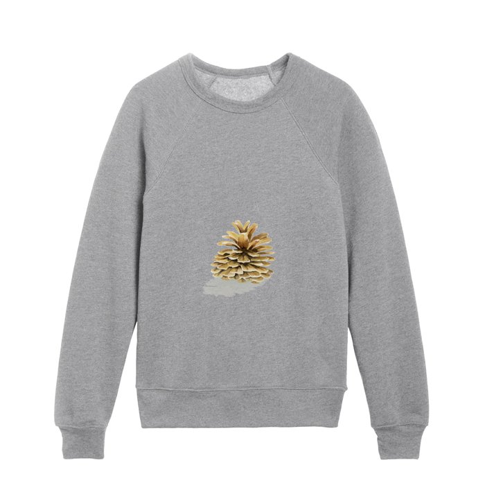 Pine Cone 1  Kids Crewneck