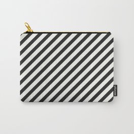 Zebra Black Lines Textures Carry-All Pouch