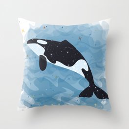 whale lover T-shirt Throw Pillow