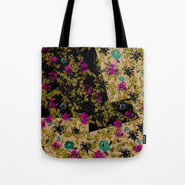 Geo Fancy Floral  Tote Bag