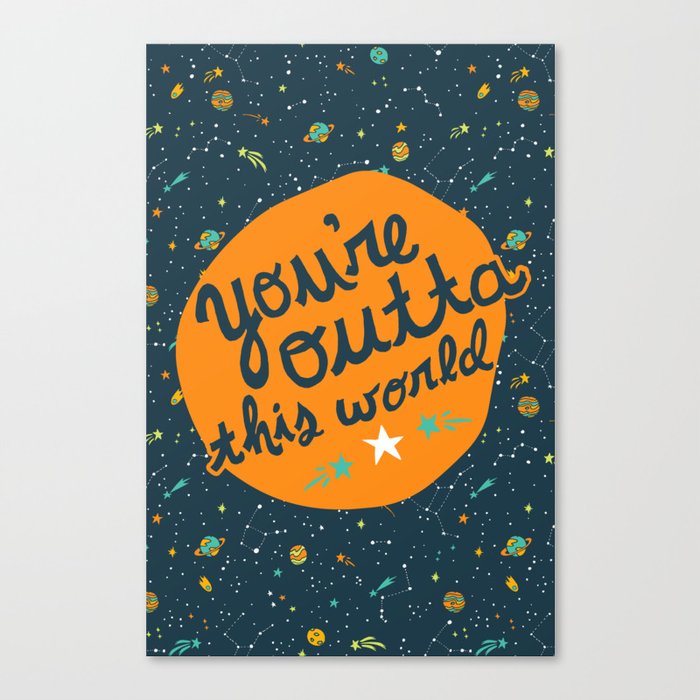 Outta this World Space Adventure Canvas Print