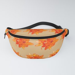 Tulip_Flora_Devoted Lily repeat patter Fanny Pack
