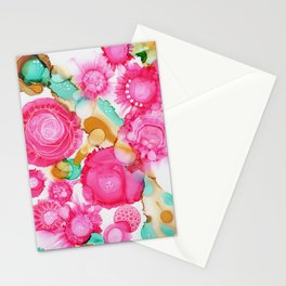 Pink Rose Stationery Cards