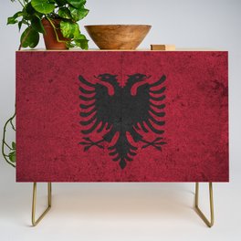albanian flag Credenza