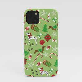 Christmas Pups iPhone Case