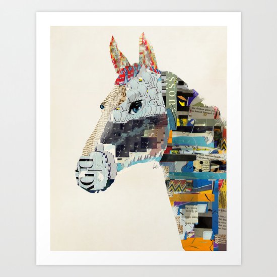 the mod horse Art Print