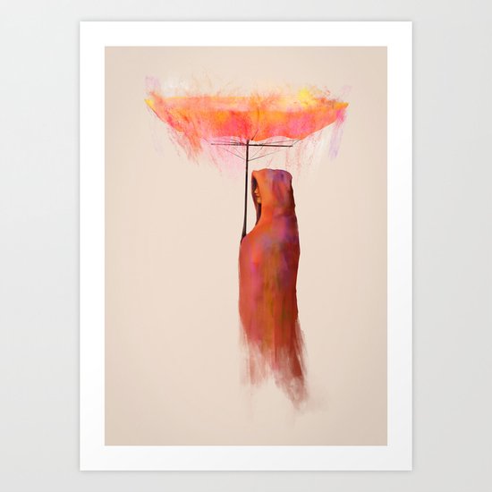 Rainbow Girl Art Print