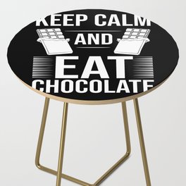 Chocolate Candy Bar Choco Dark Keto Side Table