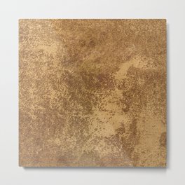 Abstract gold paper Metal Print