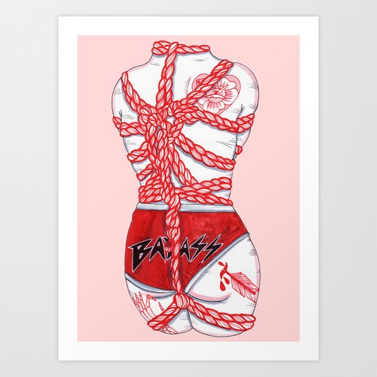 Bad Ass Art Print