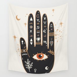 Palmistry Tapestry Wall Hanging 100 cm x 100 cm NEUF 
