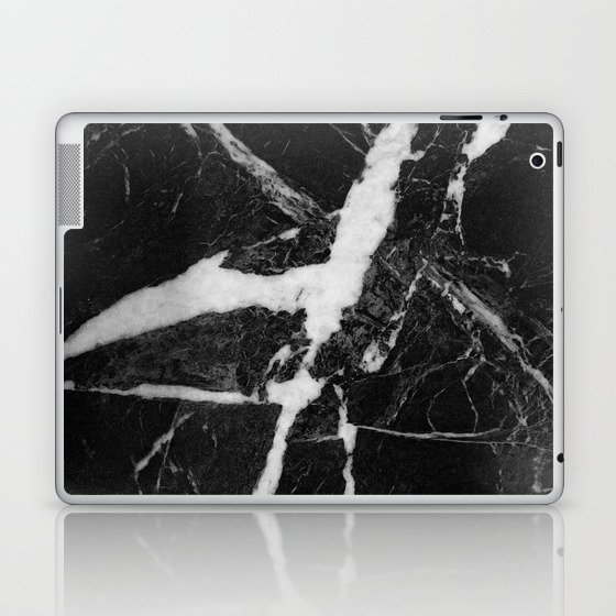 Black Marble Glam #3 #marble #texture #decor #art #society6 Laptop & iPad Skin