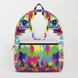 Abstract Cat Backpack