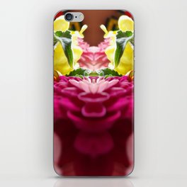 Floral Mirror iPhone Skin