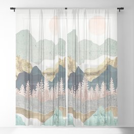 Summer Vista Sheer Curtain