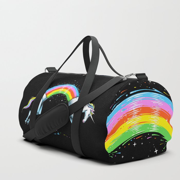 Unicorn Rainbow Duffle Bag by Tobe Fonseca