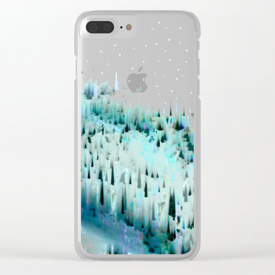 White Landscape / Snow 20-11-16 Clear iPhone Case