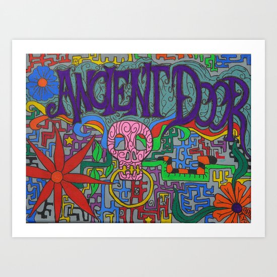 Ancient Door Art Print