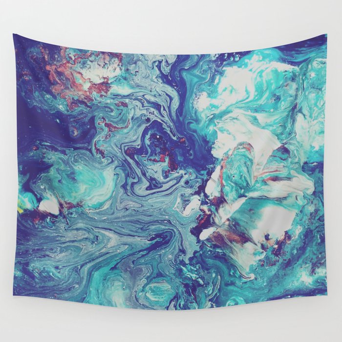 IntotheBlue Wall Tapestry