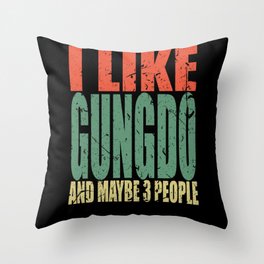 Gungdo Say Funny Throw Pillow