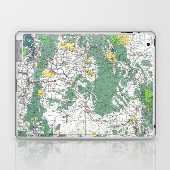 Pacific Northwest Map Laptop & iPad Skin
