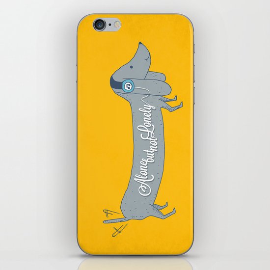Alone but not Lonely iPhone & iPod Skin