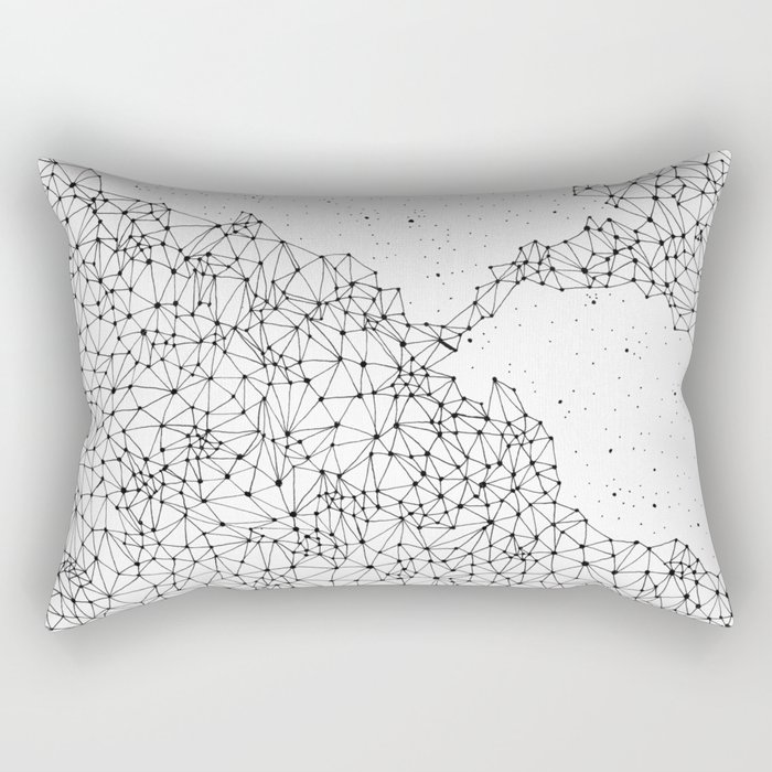 Lines in the sky Rectangular Pillow