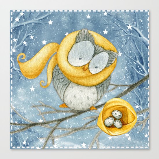 Winter animal #5 Canvas Print