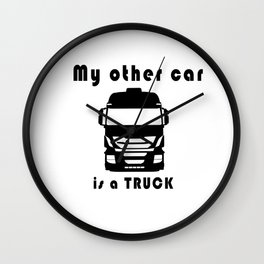 Truck Driver 3  Wall Clock