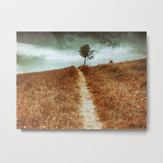 Tree On The Way Metal Print