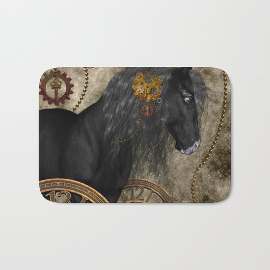 Beautiful wild horse Bath Mat