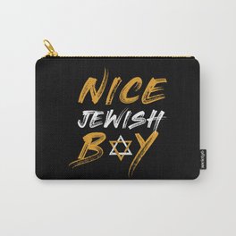 Nice Jewish Boy Jew Menorah Happy Hanukkah Carry-All Pouch