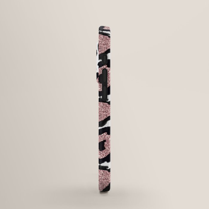 Society6 ケース Trendy Leopard Print Pattern Vivacious Pink Pink Leopard Print Pattern Wallpaper - Preppy Aesthetic