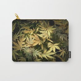 Yellow Cannabis Family Carry-All Pouch