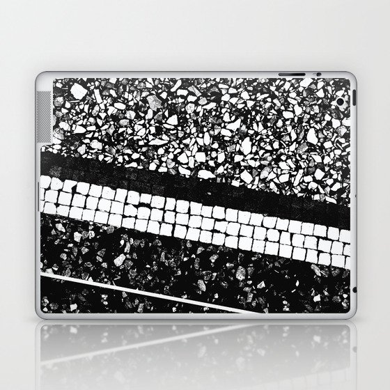 Terrazzo Pattern Black & White #1 #texture #decor #art #society6 Laptop & iPad Skin