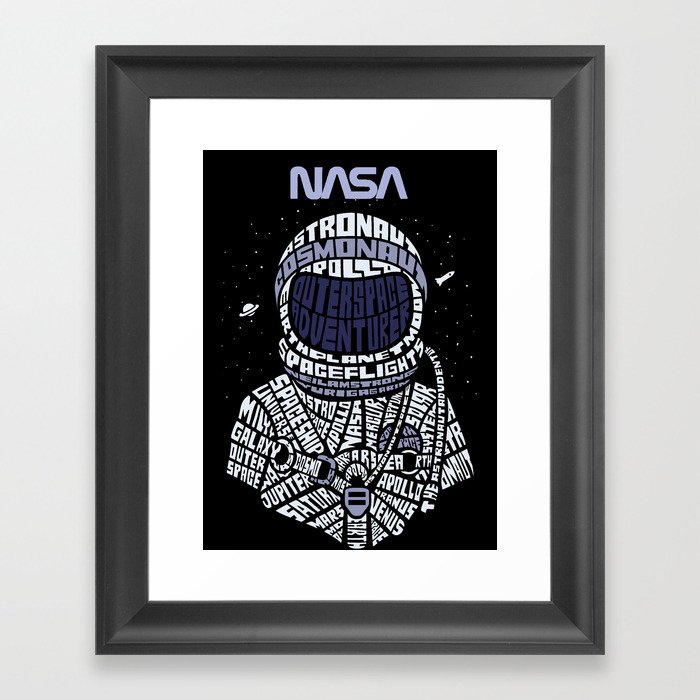 Nasa  Astronaut Framed Art Print