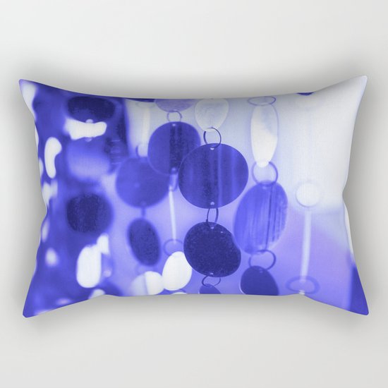 GLAM CIRCLES #Blue #2 Rectangular Pillow