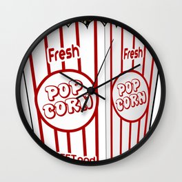 Popcorn Wall Clock