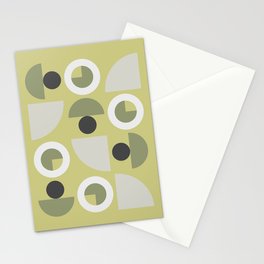 Classic geometric arch circle composition 35 Stationery Card