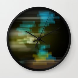 Cosmic Matters (Color Abstract 11) Wall Clock