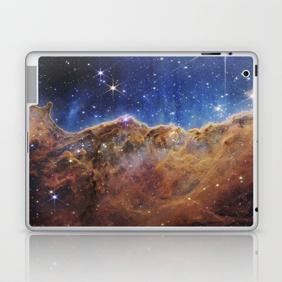 “Cosmic Cliffs” in the Carina Nebula from NASA’s James Webb Space Telescope (NIRCam Image) Laptop & iPad Skin