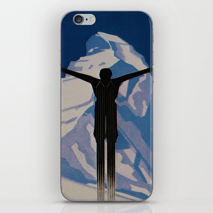 Vintage Zermatt Switzerland Travel iPhone Skin